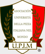 Logo for universita della pizza italiana nel mundo