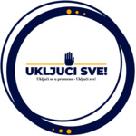 Logo for Uključi sve! - Include Everyone!