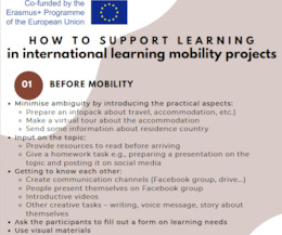How to support learning in international youth mobility projects