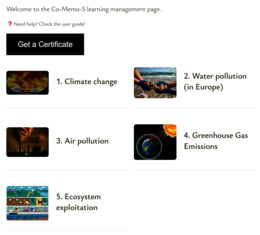 Co-Memo-S: Commoning Marginalized Ecological Memories for Open Sustainability - Online Training Modules