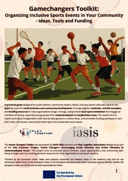 GameChangers Toolkit: Organizing Inclusive Sports Events in Your Community – Ideas, Tools and Funding.