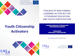 Toolbox of non-formal learning activities for citizenship education and youth participation
