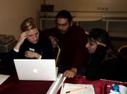 TC Youth @ Work prep team: Ülly, Volkan &amp; Tugba