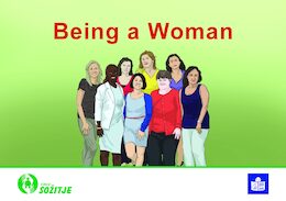 A booklet for young people with intellectual disabilities. Written in Easy-to-read language. About Being a Woman 