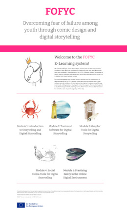 Online Educational Resource Overcoming fear of failure among youth through comic design and digital storytelling 