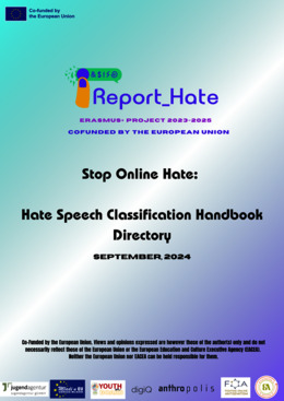 Preview: Hate Speech Classification Handbook Directory