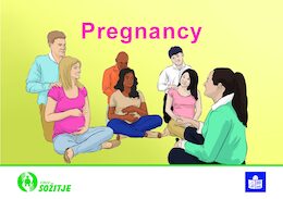 A booklet for young people with intellectual disabilities. Written in Easy-to-read language. About Pregnancy