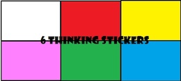 6 Thinking Stickers