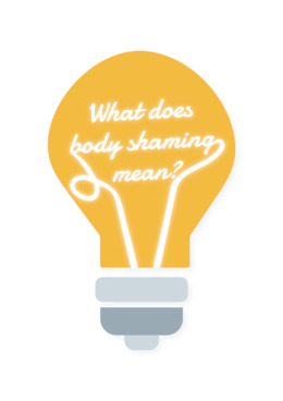 What does body shaming mean?