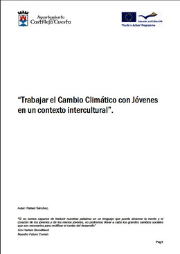 Climate Change Working with Youth in an Intercultural Context