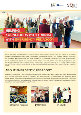 E-Brochure "Helping youngsters with trauma with Emergency pedagogy"