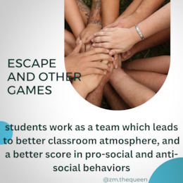 Escape room and other games