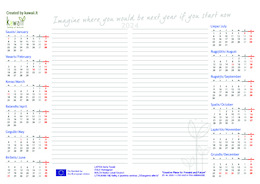 Digital calendar for planning