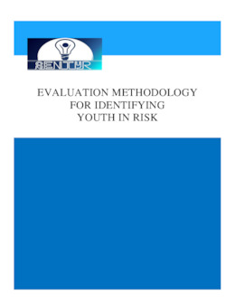 Evaluation Methodology for identifying youth in risk