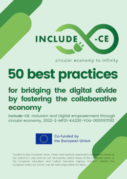 50 best practices  for bridging the digital divide by fostering the collaborative economy (INCLUDE-CE_PROJECT)
