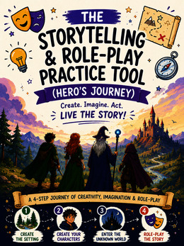 Storytelling & Role-Play Practice (Story Arc & Hero's Journey Framework)