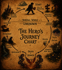 The Journey of Transformation: Story Arc & Hero's Journey Framework