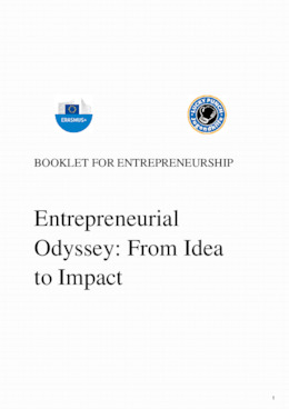 Handbook: Entrepreneurship Education for Disadvantaged Youth
