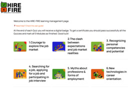 HIRE-FIRE Avoinding failures in career development - Online Training Modules