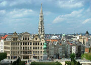 Brussels. The old town.