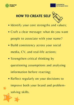 How to create self brand? I